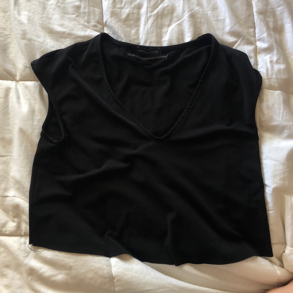 Cropped Cap Sleeve UO Top